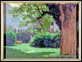 Gartenszene